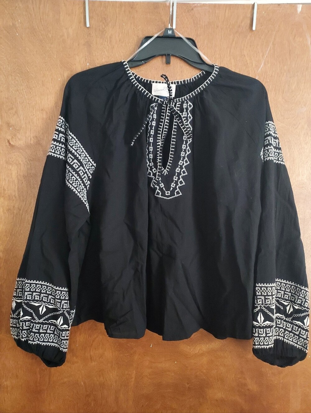 Universal Thread Embroidered Peasant Top